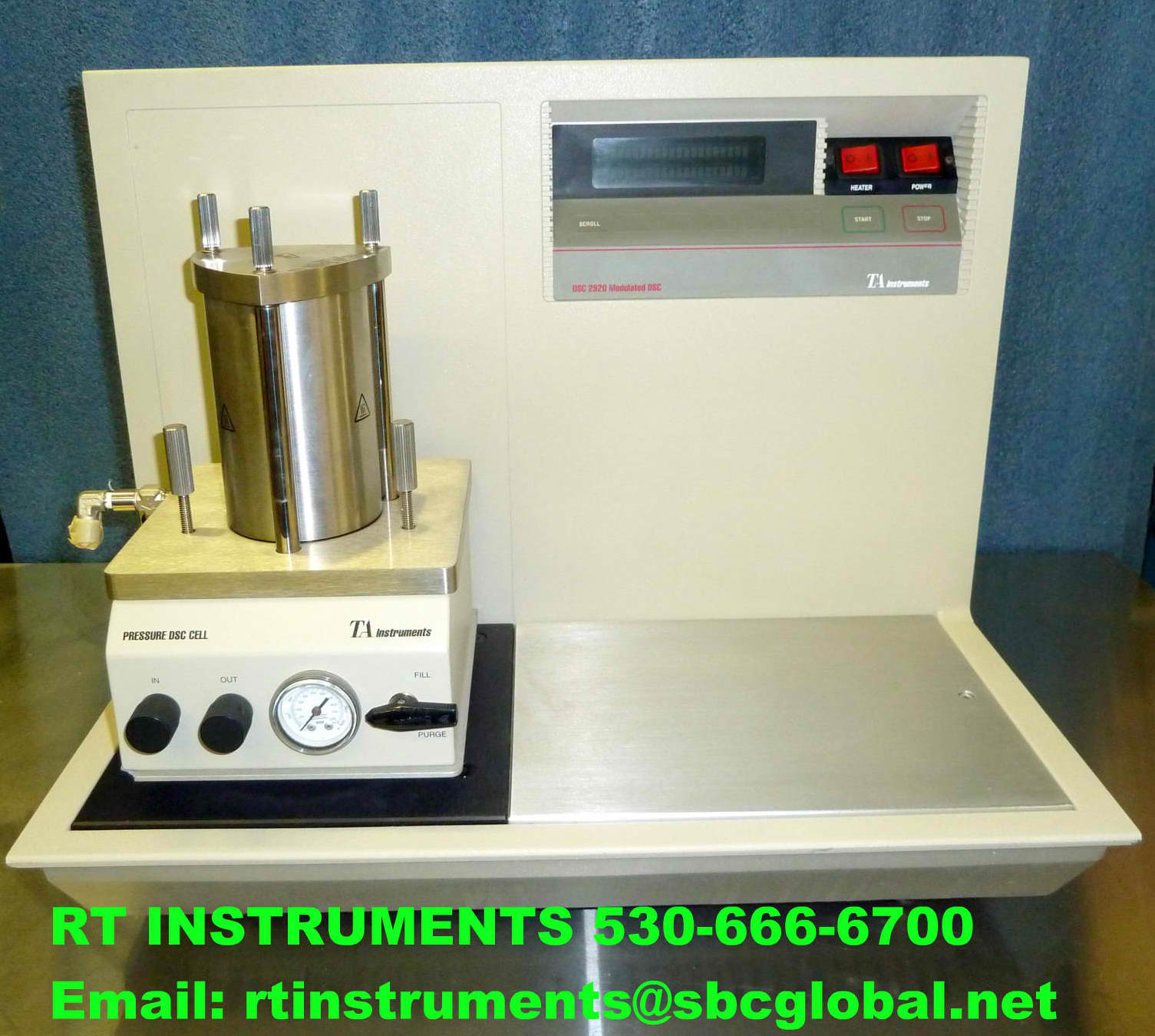 (image for) TA INSTRUMENTS 2920 Pressure Differential Scanning Calorimeter - Click Image to Close